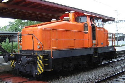 Henschel DHG 500 Weichenlok Zugaufbau