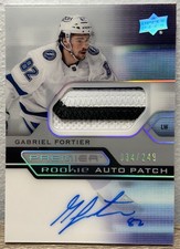 2021-22 Upper Deck Premier Gabriel Fortier Rookie Auto Patch 034/249!!