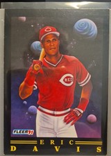 1991 Fleer - Pro-Vision Eric Davis #10