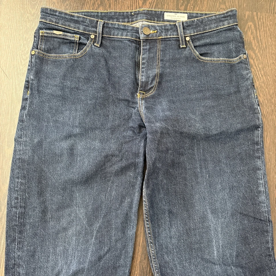 Cross Jeans Hose W36 L38 Blau Relaxed Jeanshose Antonio Gerade Denim *T - Bild 2 von 4