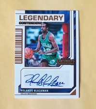 2023-24 Contenders Legendary Bronze Auto /25 Rolando Blackman #LC-BLK SSP 