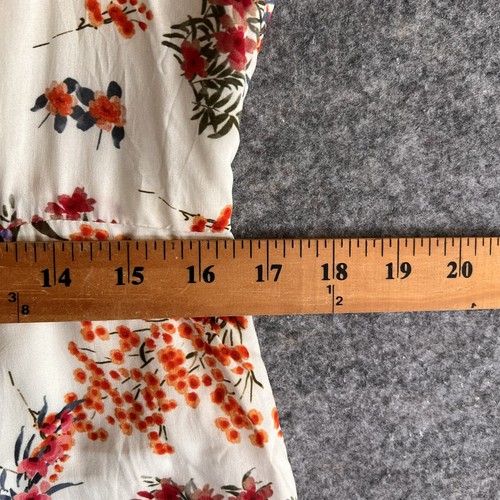 Park & Fifth Jubilee Mini Dress Womens XL Floral Ruffle Sleeveless Sayulita NWT - Picture 8 of 12