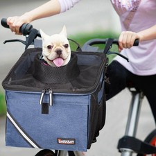 Pet Carrier Bicycle Basket Bag Pet Carrier/Booster Backpack for Dogs and Cats...