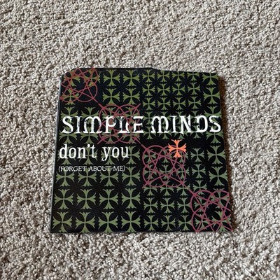 SIMPLE MINDS Don't You Forget About Me / Brass Band In Africa 45 with PicSleeve
