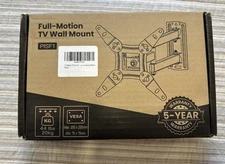 Pipishell Full-Motion TV Wall Mount – Heavy-Duty & Versatile!