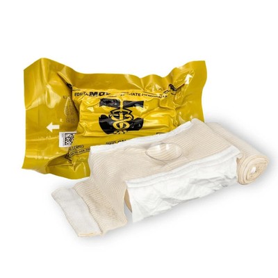 TacMed Solutions OLAES 4'' Flat Modular Trauma Bandage with Pressure Cup, 4