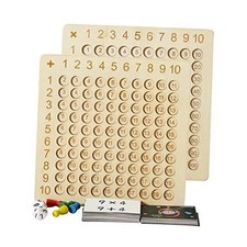 2 in 1 Wooden Montessori Multiplication Addition Board Game Montessori Toy