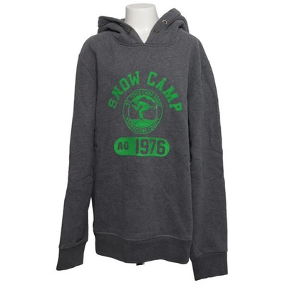 American Outfitters, Kapuzenpullover, Größe: 176, Grau, Baumwolle, Print #ws7
