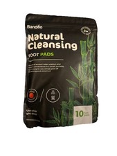 Bandoo Natural Cleansing Foot Pads, 10-count Exp: 12/2028