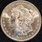 1880 S US Morgan Silver Dollar ~ AU/BU ~ Uncertified ~