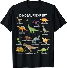 Dinosaur Boys Tee for Kids Adult Toddler Cute Mens Dinosaur T-Shirt