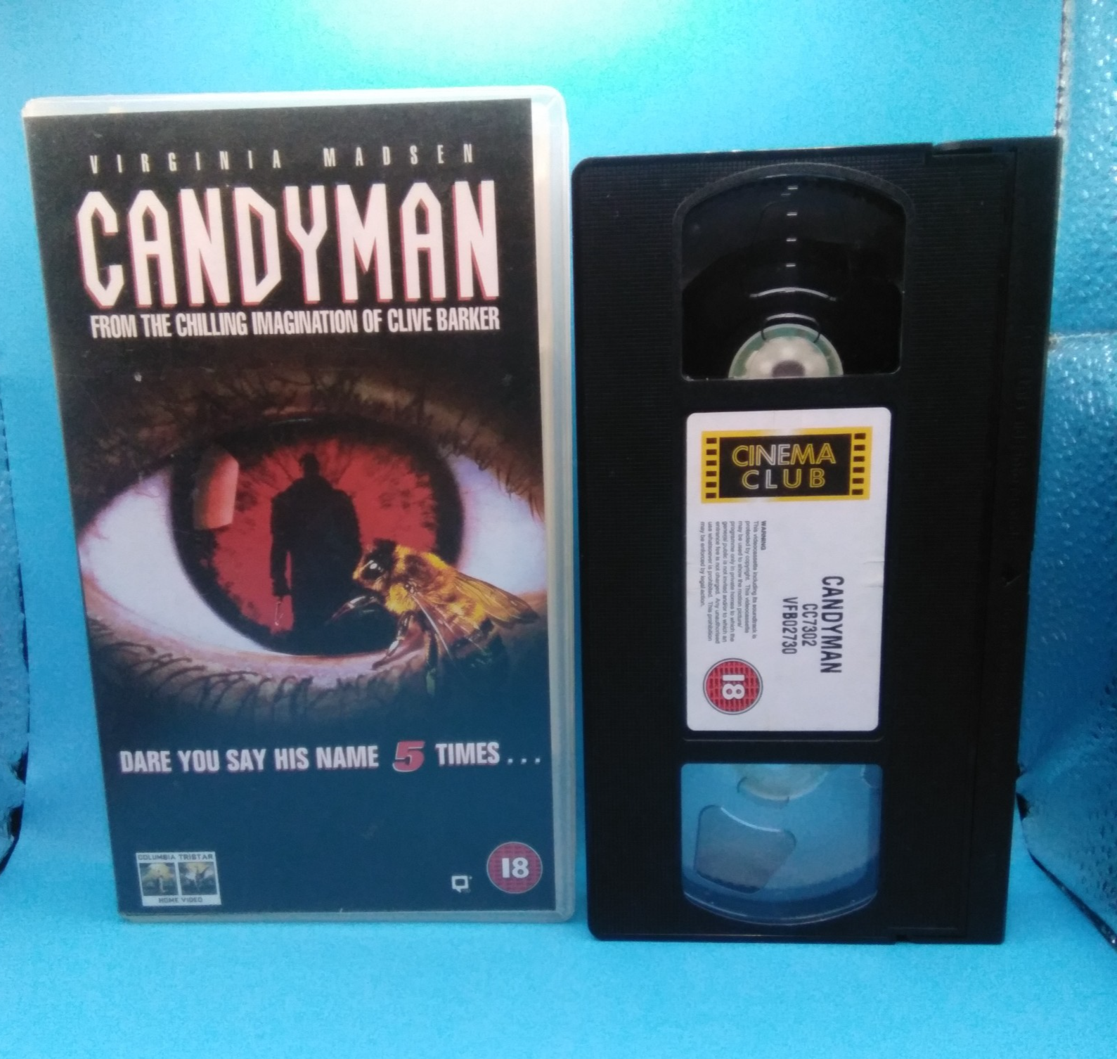 Candyman, Virginia Madsen VHS Pal Video 1992 Rare Horror Classic - TONY TODD