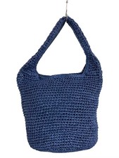 Other Brands Pulicati Tote Bag Navy Solid