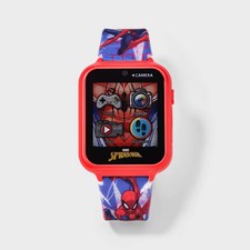 Boys' Spider-Man Light-Up Interactive Watch - Blue/Red