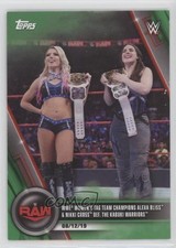 2020 Topps WWE Women's Division RAW Green 72/75 Alexa Bliss Nikki Cross #66 1qy