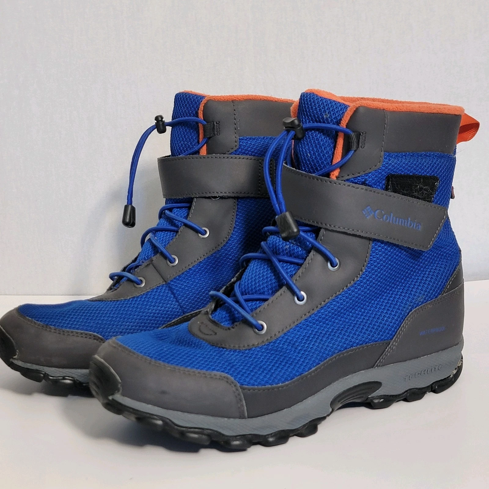 Columbia Hyper Boreal Omni-heat Waterproof Blue Size 7 kids Eur 39 And UK 6