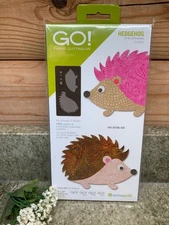 ACCUQUILT GO FABRIC CUTTING DIE HEDGEHOG  5 3/8 x 4 1/8