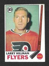 1969-70 OPC O-Pee-Chee Hockey #90 Larry HILLMAN Philadelphia Flyers SET BREAK EX