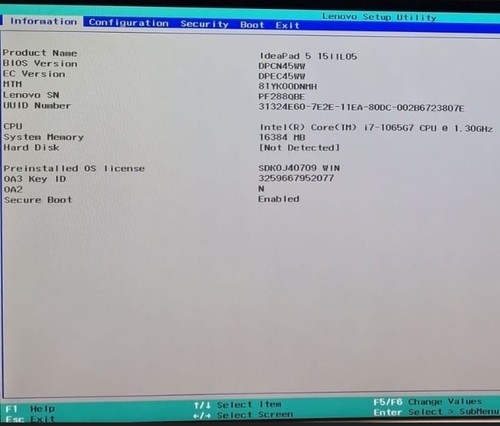 Lenovo IdeaPad 5 15IIL05 Mainboard i7-1065G7 16GB NVIDIA MX350 5B20S44041 - Afbeelding 5 van 6