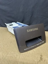 Samsung Washer Soap Detergent Bleach Dispenser Drawer Black Stainless DC97-1808