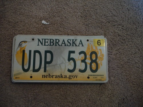 NEBRASKA BIRD (CRAFT) # LICENSE PLATE BUY ALL STATES HERE FREE SHIPPING