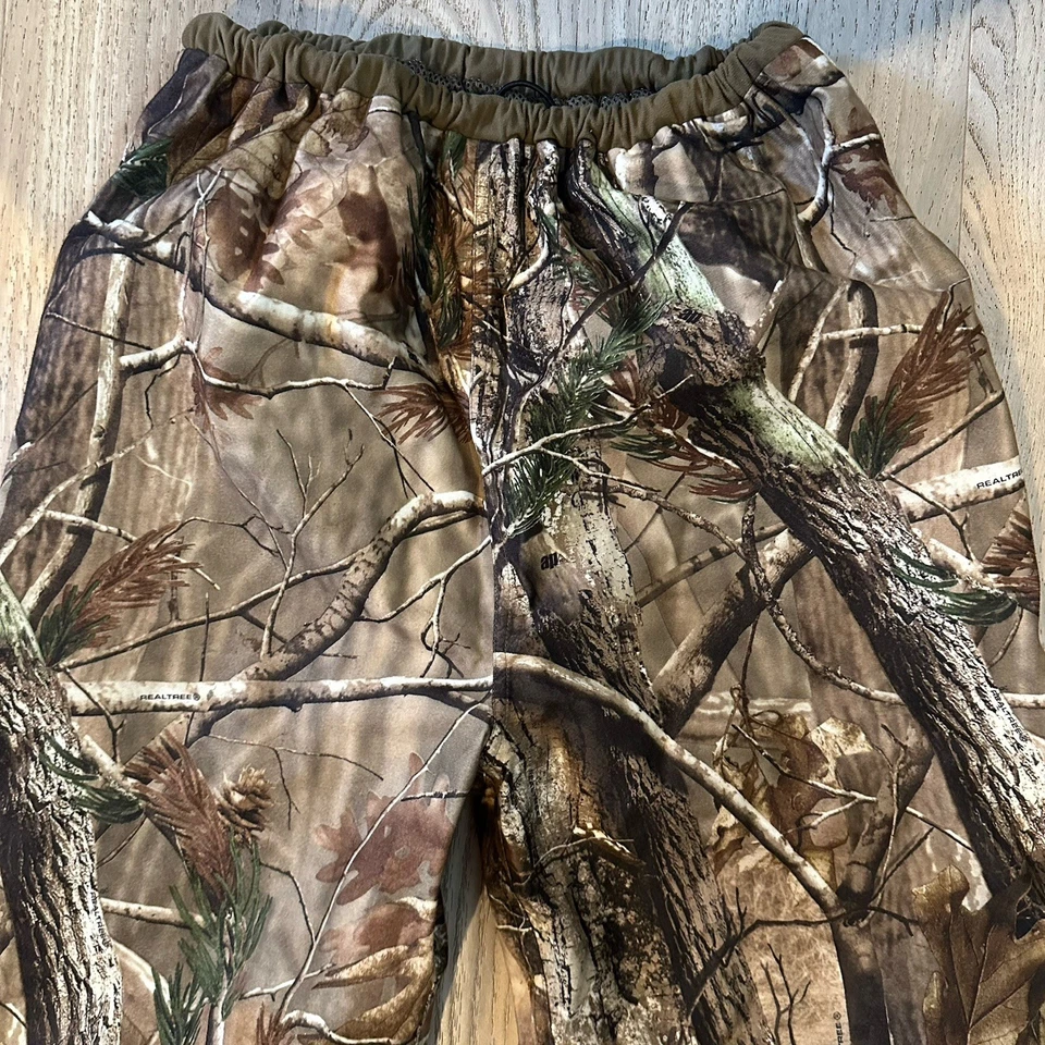 Mad Dog Gear Large Mossy Oak Break Up Camo Mesh Lined Hunting Pants Quiet EUC - Image 4 of 4