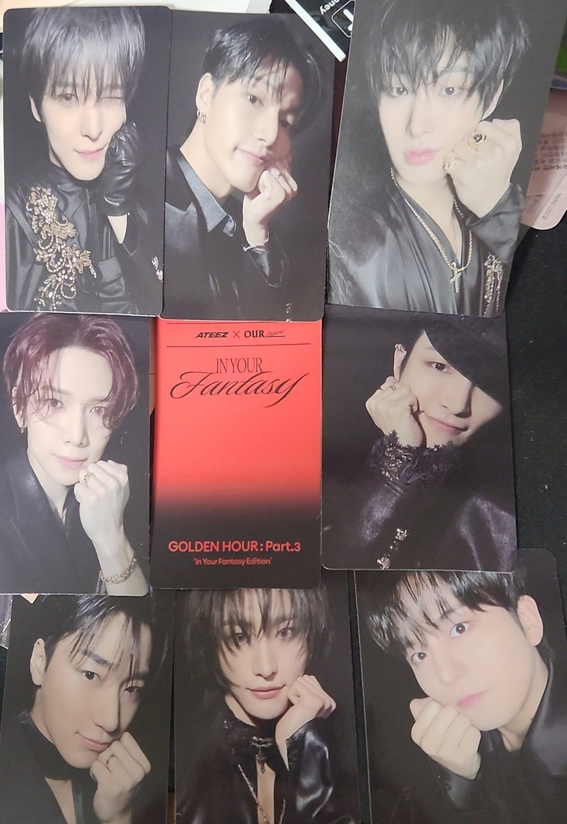 ATEEZ LUCKYDRAW PHOTOCARD [GOLDEN HOUR: PART.3] IN YOUR