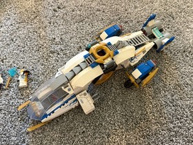 LEGO NINJAGO: NinjaCopter (70724) - Mostly Complete With 2 Minifigures Rare