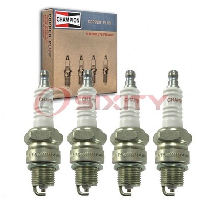 4 pc Champion Copper Plus Spark Plugs for 1968-1972 Opel Kadett 1.1L 1.9L L4 gh
