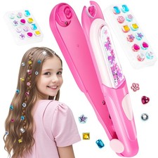 Hair Gem Stamper Kit,Bling Hair Jewels for Girls, Hair Styling Tool with Reus...