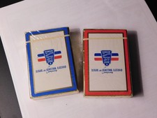 Bangor and Aroostook Railroad  2-BRIDGE decks- sealed vintage decks- red/ blue
