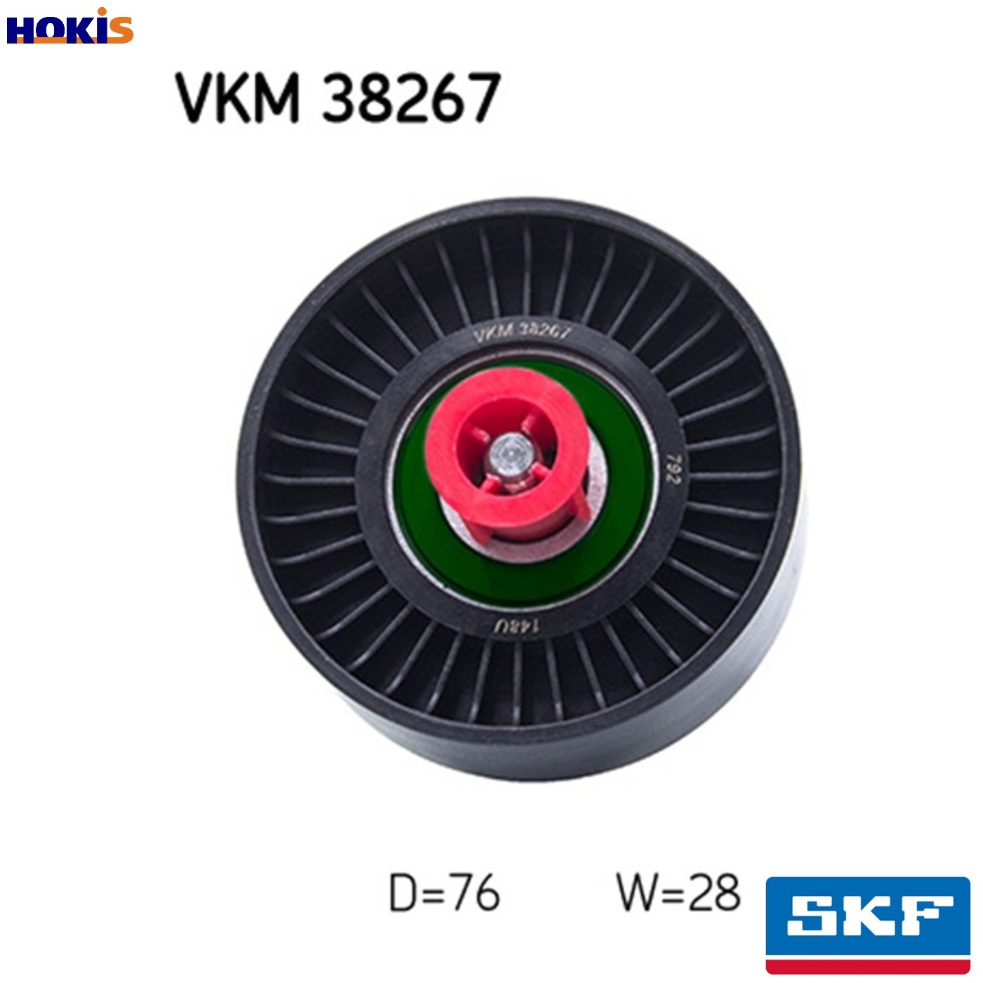 Fits SKF VKM 38267 Deflection/Guide Pulley, - Image 15