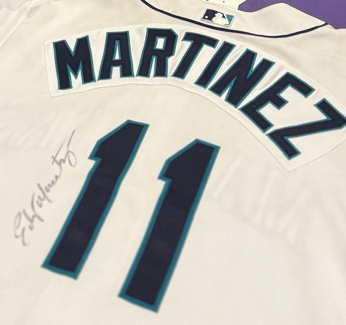 Authentic Signed Edgar Martinez #11 Seattle Mariners Russell