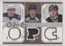 2008-09 O-Pee-Chee Triple Materials Jack Johnson Erik Matt Niskanen #3M-JNJ 1o3