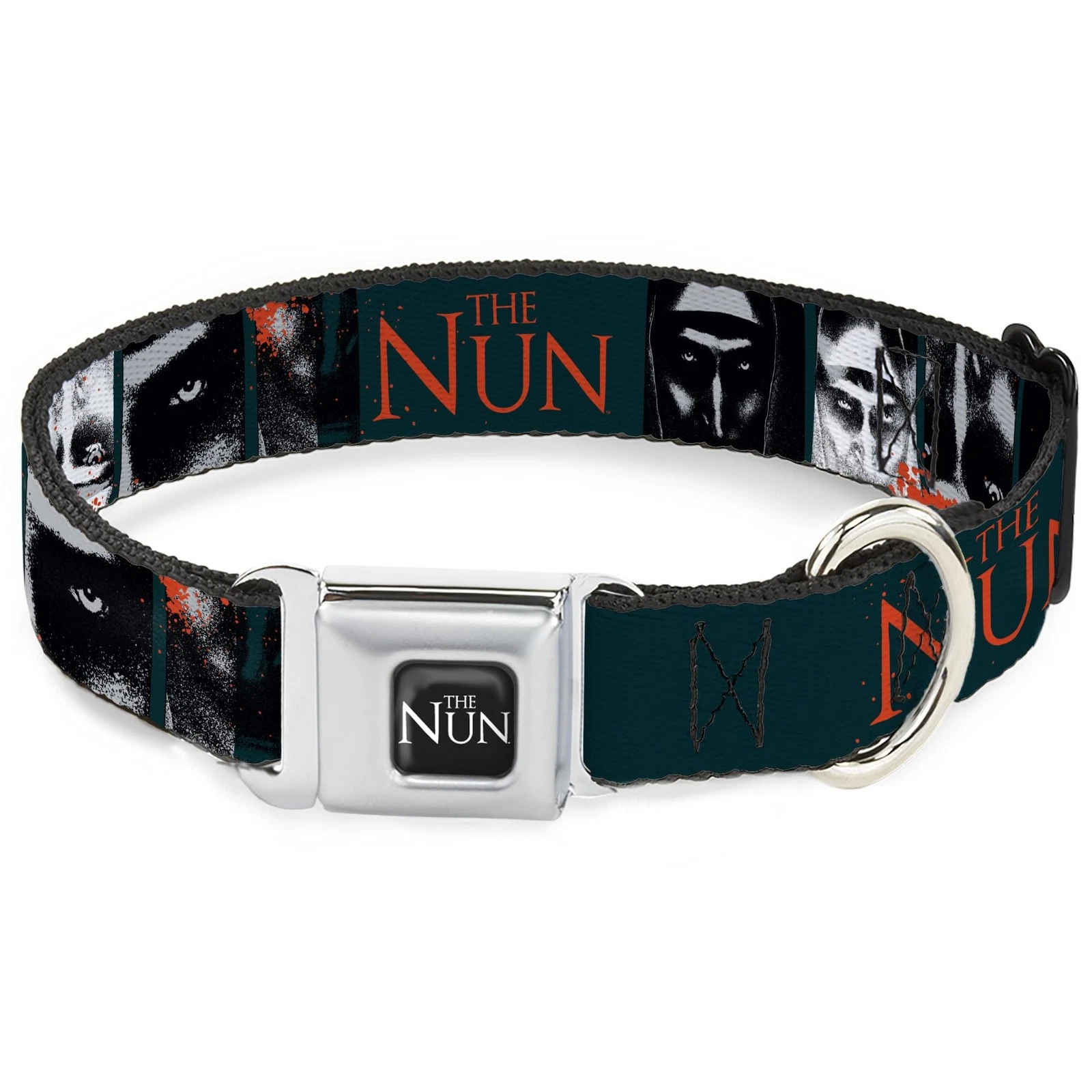 Warner Bros. Horror Movies Pet Collar, Dog Collar Metal Seatbelt Buc (US IMPORT)
