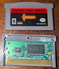 Castlevania Classic NES Series (Game Boy Advance GBA) funziona autentico