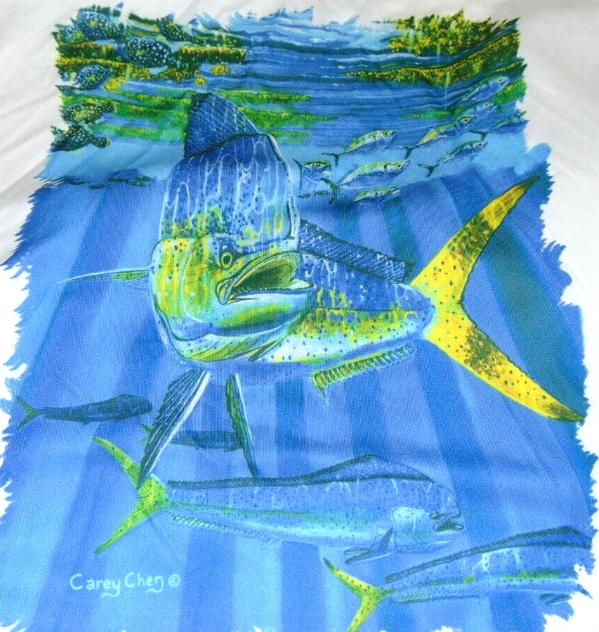 Carey Chen Long Sleeve Dry Fit Performance Fishing Shirt UPF Sun Protection XXL
Opens in a new windo