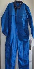 Combinaison de travail bleu roy 2 poches plaquées 2 poches poitrine T 44/46