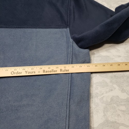 Columbia Sweatshirt Mens XL Blue Fleece Zip Up Pockets Outdoors Hiking Travel - Picture 11 of 12