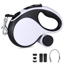 26Ft Retractable Dog Leash with Chew Proof Cable,Heavy Duty Dog Lea... Fast Ship