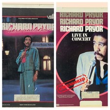 Richard Pryor Here and Now  Live in Concert 2 Pack CED Video Discs Comedy 1980s