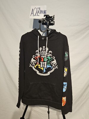 Harry potter Hogwarts Sweater M Black Gryffindor Hufflepuff