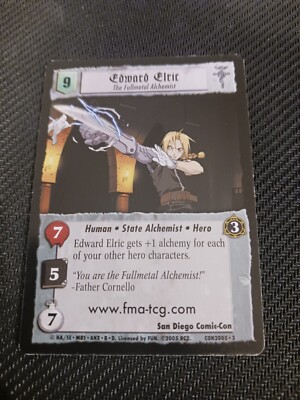 Fullmetal Alchemist TCG – Starter Deck PREMIER Edition – Edward Elric – Neuf Scellé – ENG