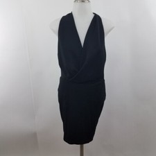 Bec & Bridge Women's Black Sleeveless Evening Party Mini Dress Size 6 Sheath