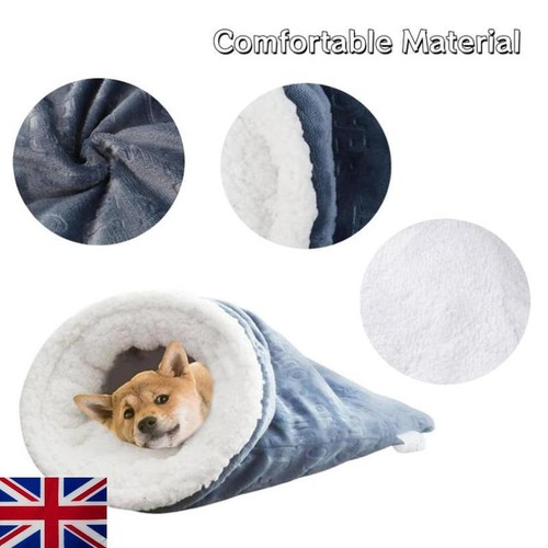 Cat Winter Cat Sleeping Bag Soft Plush Large Cat Sack Warm Cat Bed UK