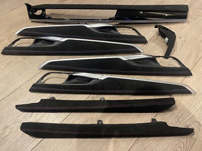 BMW X5 F15 M Performance Interieurleisten Teile SET ALCANTARA M Nähte LHD