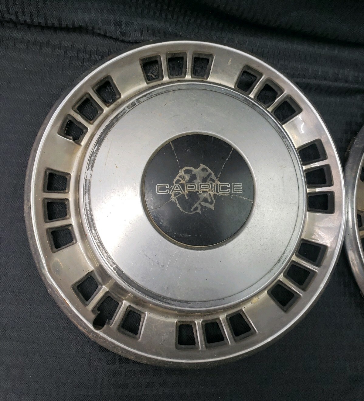 Factory 1986 to 1996 Chevy Caprice 9c1 police hubcaps wheel covers eBay