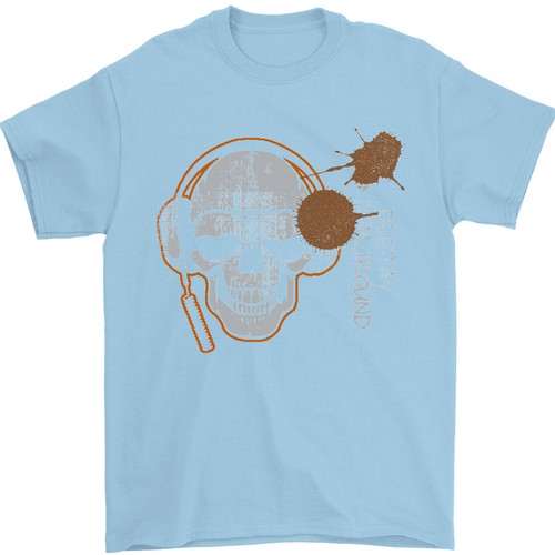 Underground Dj Skull Djing Música Camiseta Hombre 100% de Algodón - Imagen 7 de 28