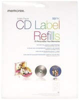 Memorex White Cd-r Labels 3202-0412, 50-count Memorex White Cd-r Labels 3202-0412, 50-count