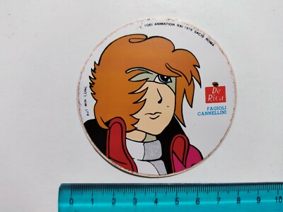 RICA CAPTAIN HARLOCK STICKER STICKER STICKER 80s ORIGINAL